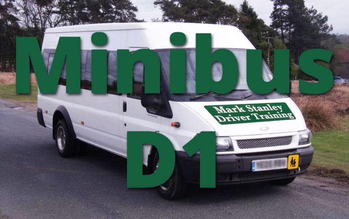 D1 Minibus Training To obtain a PCV D1 license